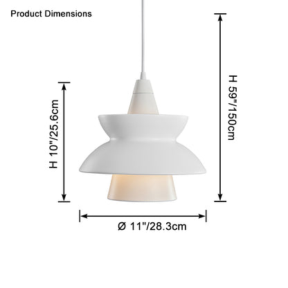 WOMO Diabolo Cone Pendant Light-WM2662