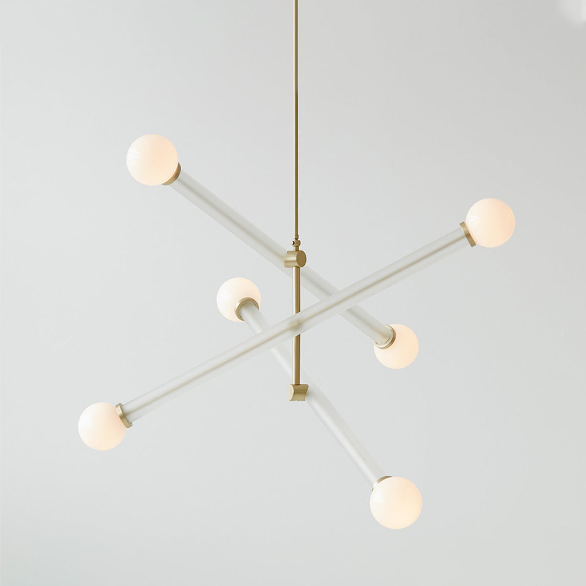 Lustre WOMO coloré avec globe Sputnik WM2670