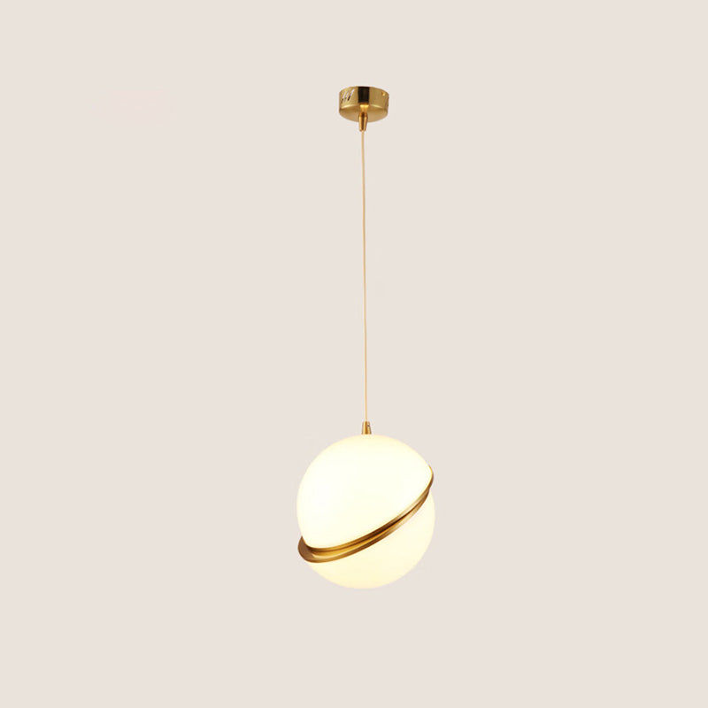 WOMO Pendelleuchte aus geschliffenem Glas, Kugelform-WM2679
