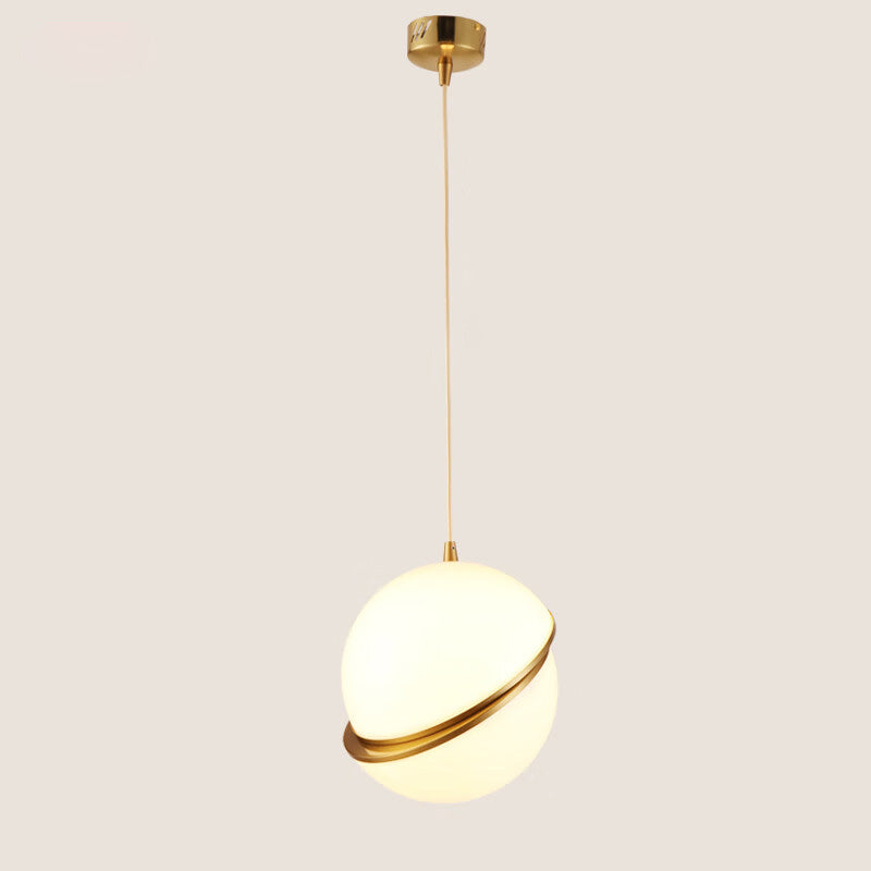 WOMO Pendelleuchte aus geschliffenem Glas, Kugelform-WM2679