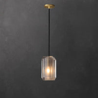 WOMO Suspension rectangulaire en cristal - WM2682