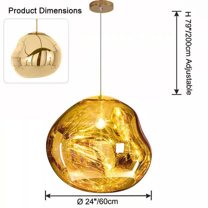 WOMO Melt Hanging Lava Large Pendant Light-WM2690