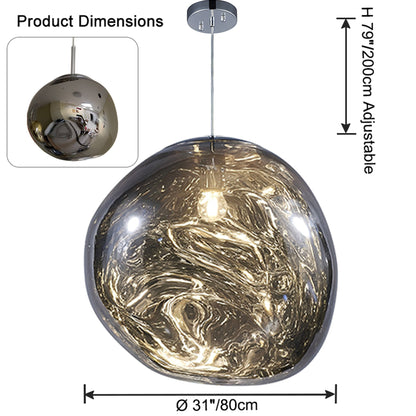 WOMO Melt Hanging Lava Large Pendant Light-WM2690