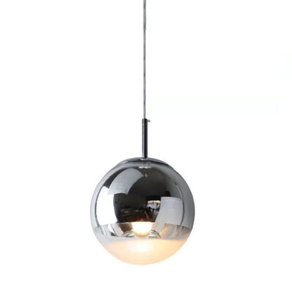 WOMO Gold Chrome Globe Pendant Light-WM2691
