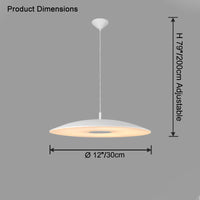 WOMO Flying Saucer Chrome Pendant Light-WM2727