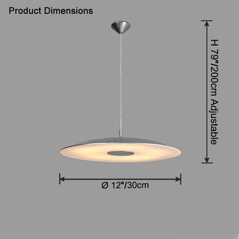 WOMO Fliegende Untertasse Chrom-Pendelleuchte-WM2727