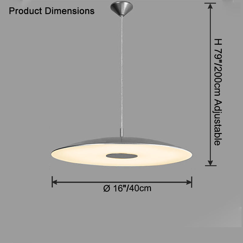 WOMO Fliegende Untertasse Chrom-Pendelleuchte-WM2727