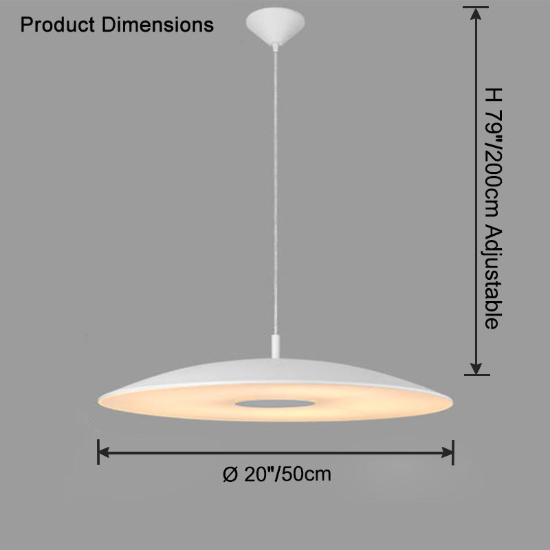 WOMO Fliegende Untertasse Chrom-Pendelleuchte-WM2727