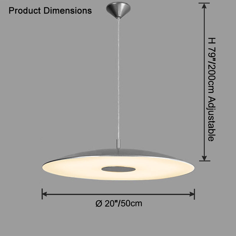 WOMO Fliegende Untertasse Chrom-Pendelleuchte-WM2727