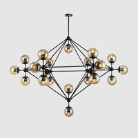 WOMO Sputnik Kronleuchter Wohnzimmer Modern Glas-WM2704