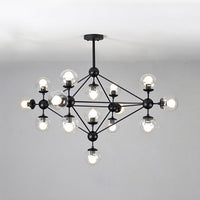 WOMO Sputnik Kronleuchter Wohnzimmer Modern Glas-WM2704