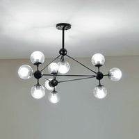 WOMO Sputnik Kronleuchter Wohnzimmer Modern Glas-WM2704