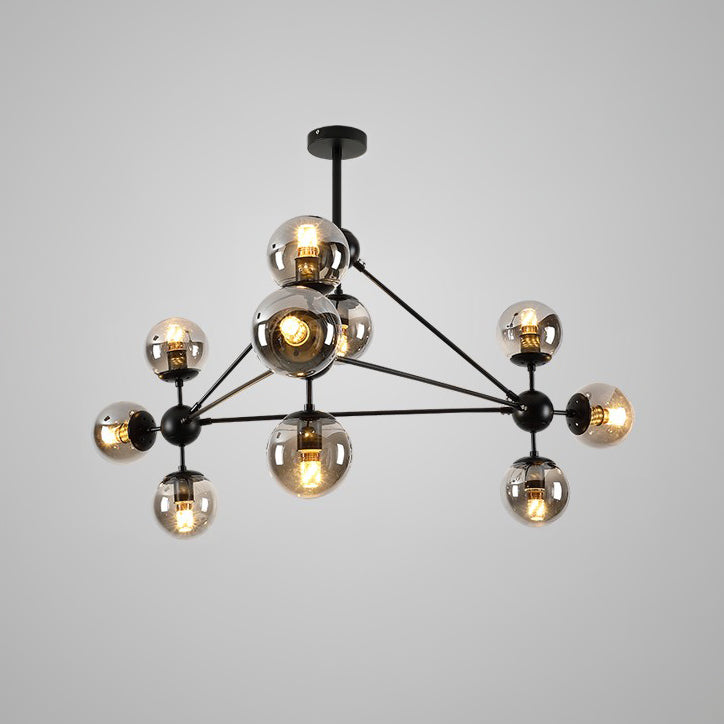 WOMO Sputnik Kronleuchter Wohnzimmer Modern Glas-WM2704