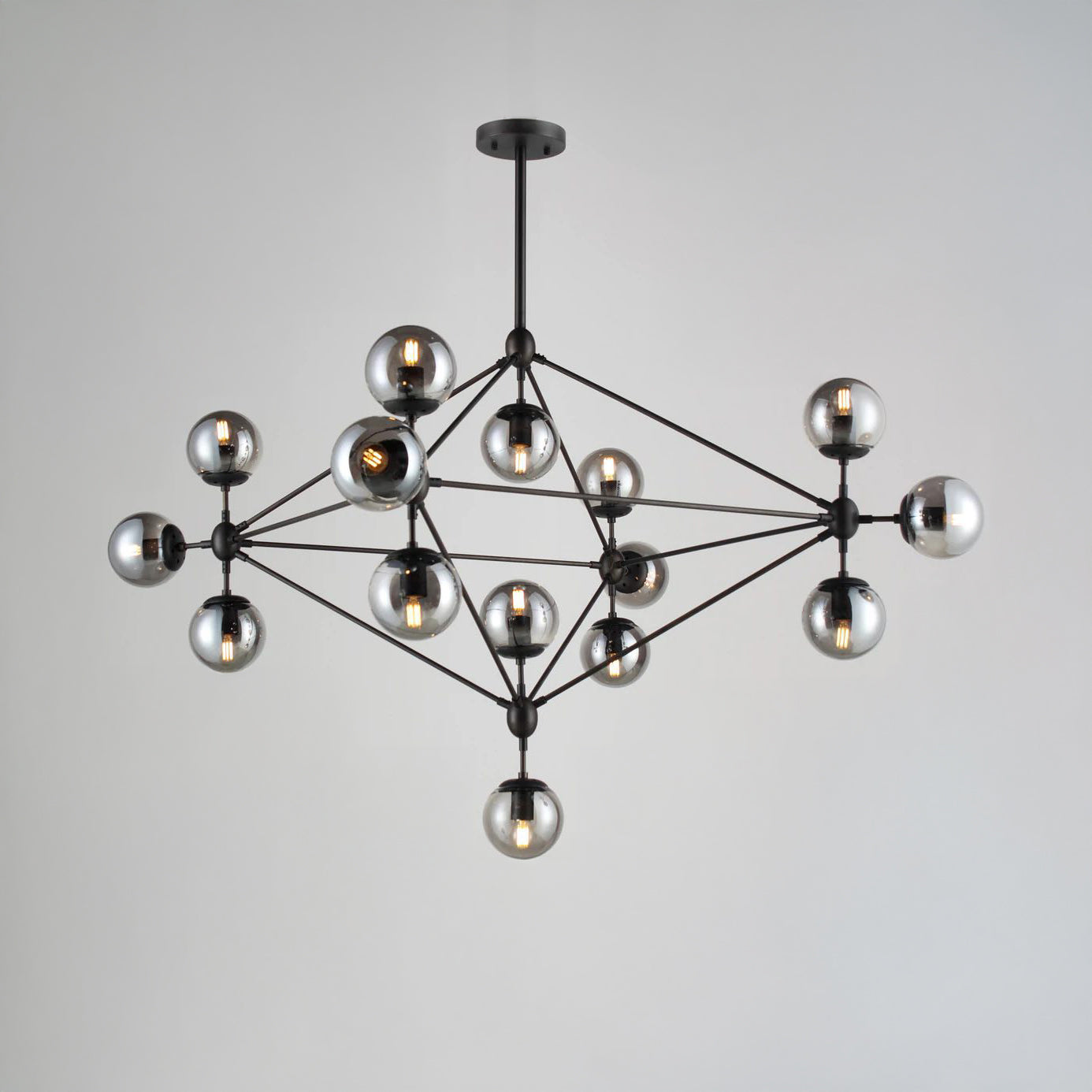 WOMO Sputnik Kronleuchter Wohnzimmer Modern Glas-WM2704