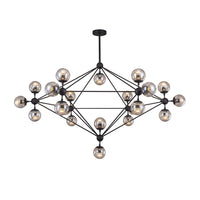 WOMO Sputnik Kronleuchter Wohnzimmer Modern Glas-WM2704