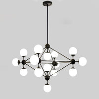 WOMO Sputnik Kronleuchter Wohnzimmer Modern Glas-WM2704