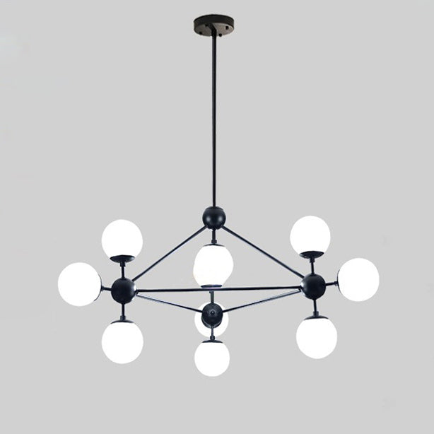 WOMO Sputnik Kronleuchter Wohnzimmer Modern Glas-WM2704