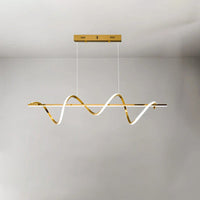 WOMO Lustre en métal doré Cuisine Simple-WM2723