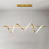 WOMO Lustre en métal doré Cuisine Simple-WM2723