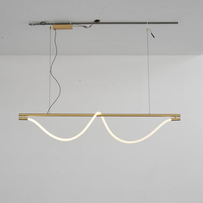 WOMO Rope Led Linear Chandelier-WM2742