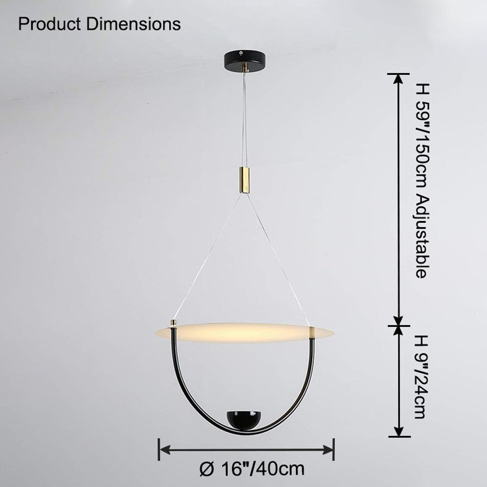 WOMO Scheibe Pendelleuchte – WM2754