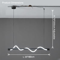 Lustre linéaire à LED WOMO Seil – WM2756
