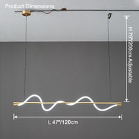 Lustre linéaire à LED WOMO Seil – WM2756