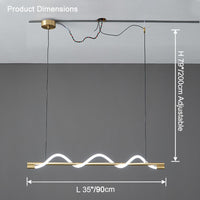 Lustre linéaire à LED WOMO Seil – WM2756
