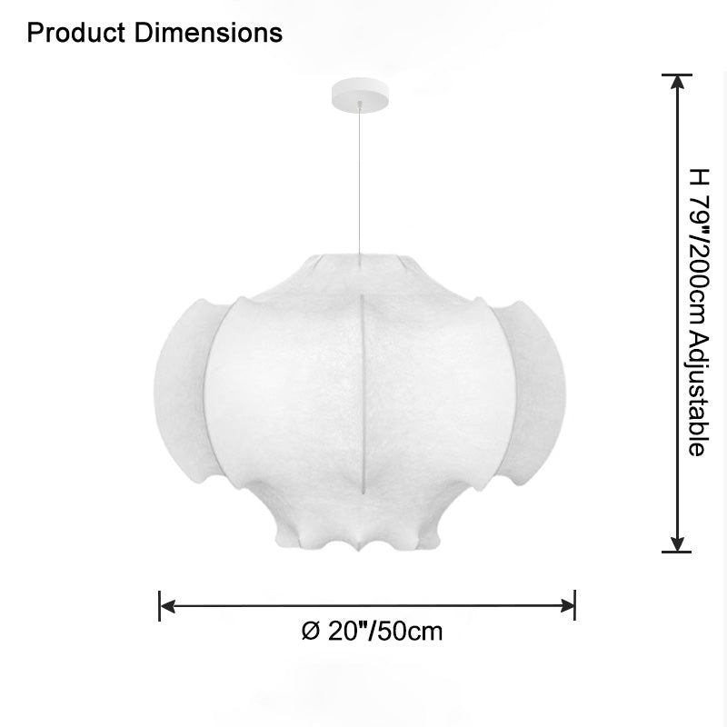 WOMO Seidenpendelleuchte-WM2760