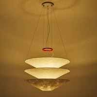 WOMO Layered Cone Rice Paper Pendant Lamp - WM2775