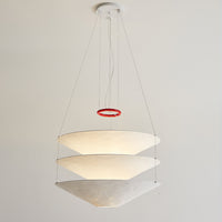 WOMO Layered Cone Rice Paper Pendant Lamp - WM2775