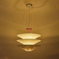 WOMO Layered Cone Rice Paper Pendant Lamp - WM2775
