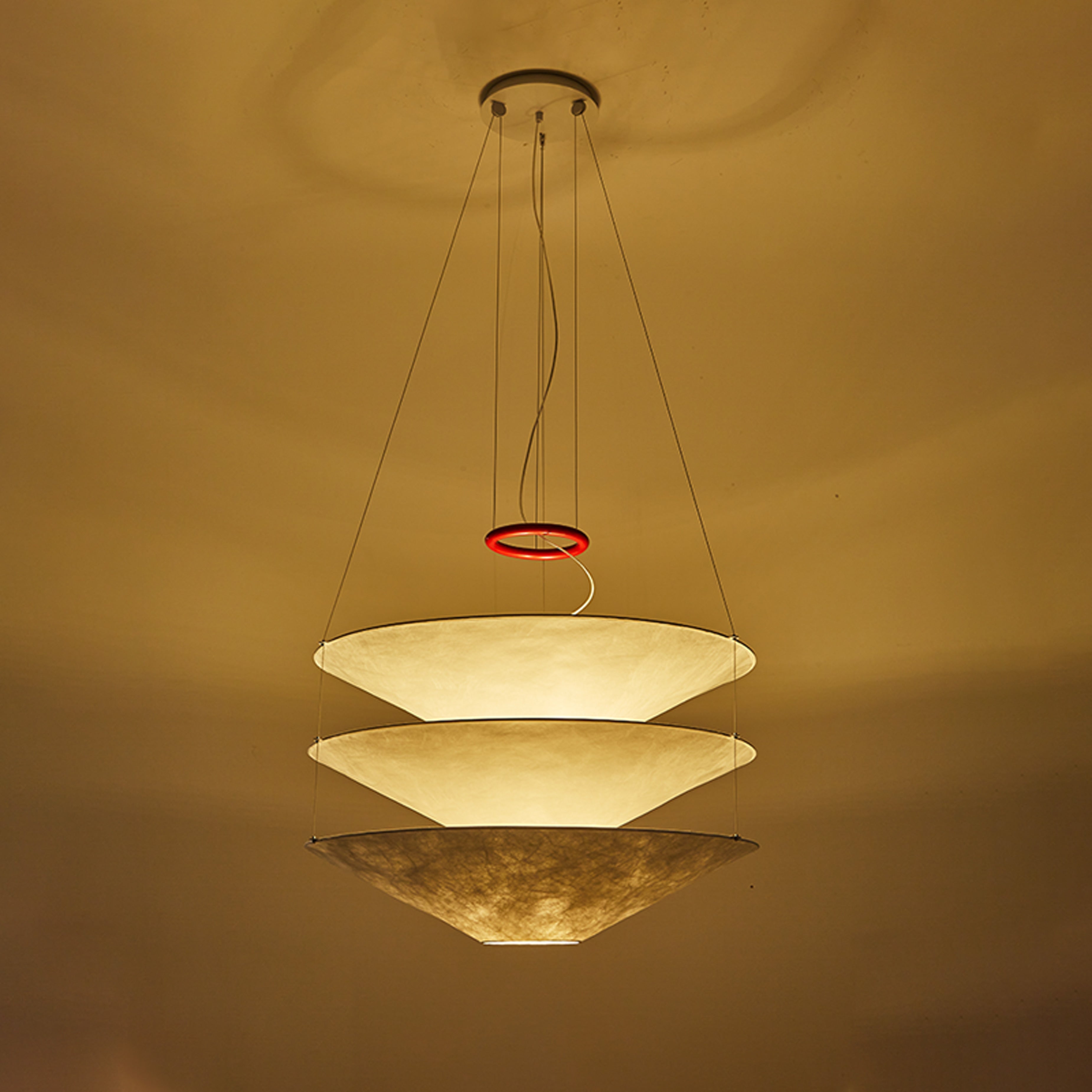 WOMO Couches Conique en papier de riz Suspension-WM2775
