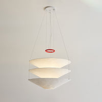 WOMO Layered Cone Rice Paper Pendant Lamp - WM2775