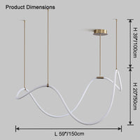 WOMO Rope LED Round Chandelier – WM2781
