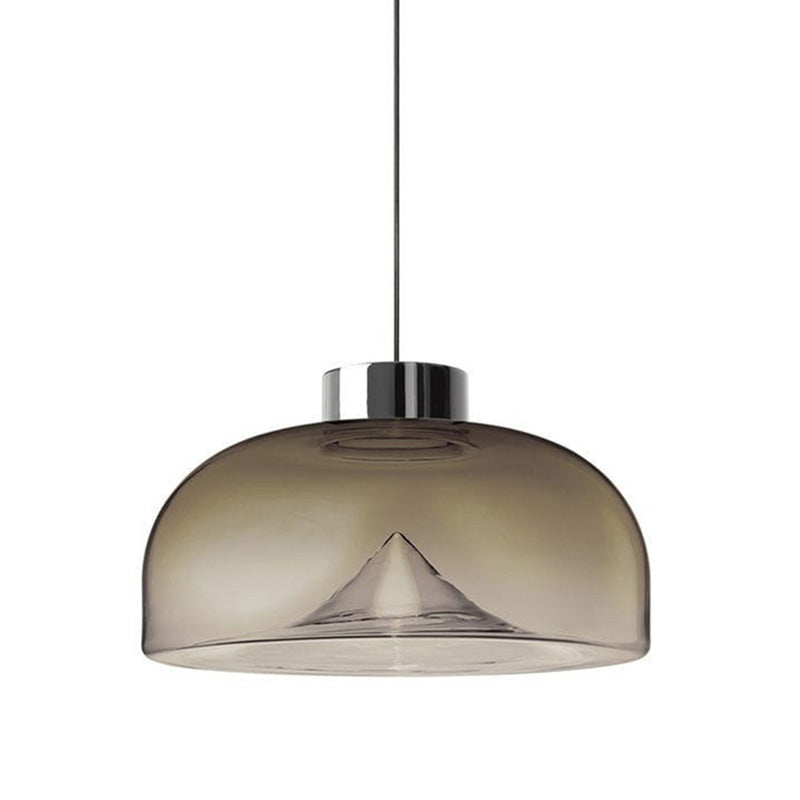 WOMO Luminaire suspendu rond en verre coloré-WM2784