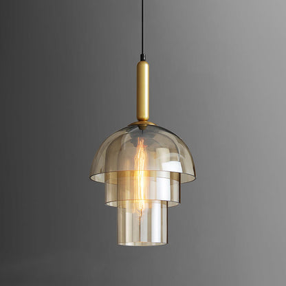 WOMO Glass Bell Pendant Light-WM2789