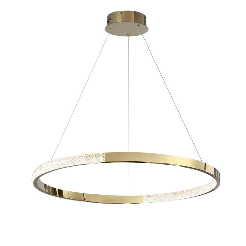 WOMO Gold Ring LED Kronleuchter – WM2795