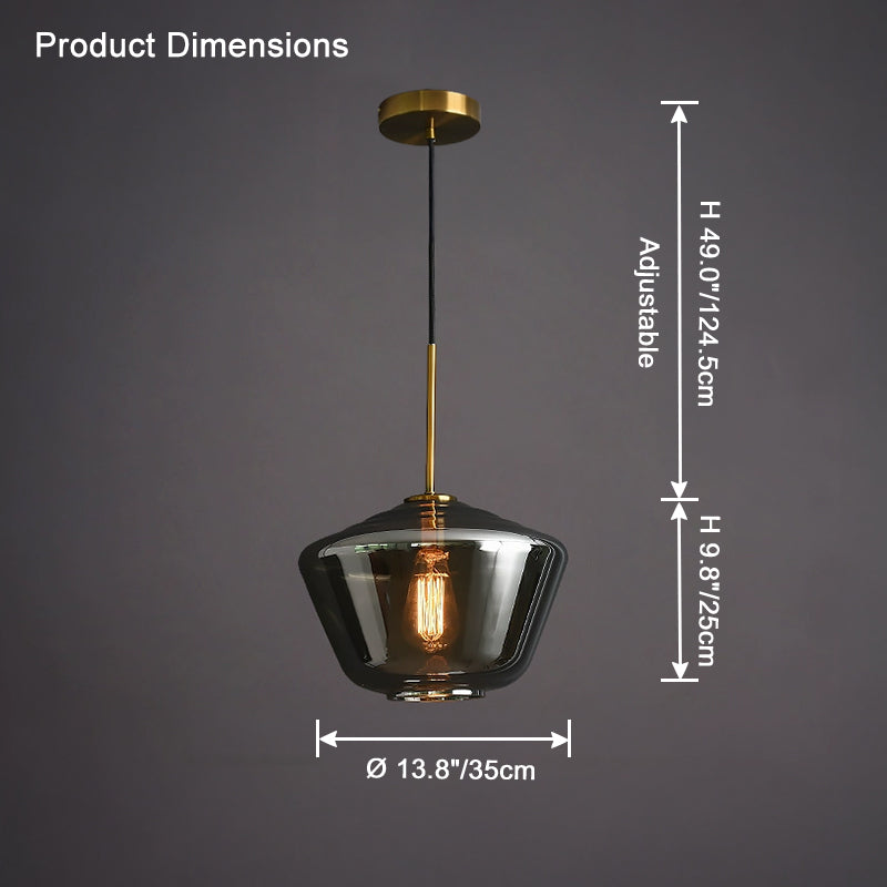 WOMO Suspension géométrique en verre WM2800