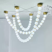 WOMO X-Pearl Halsketten-Kronleuchter-WM2799