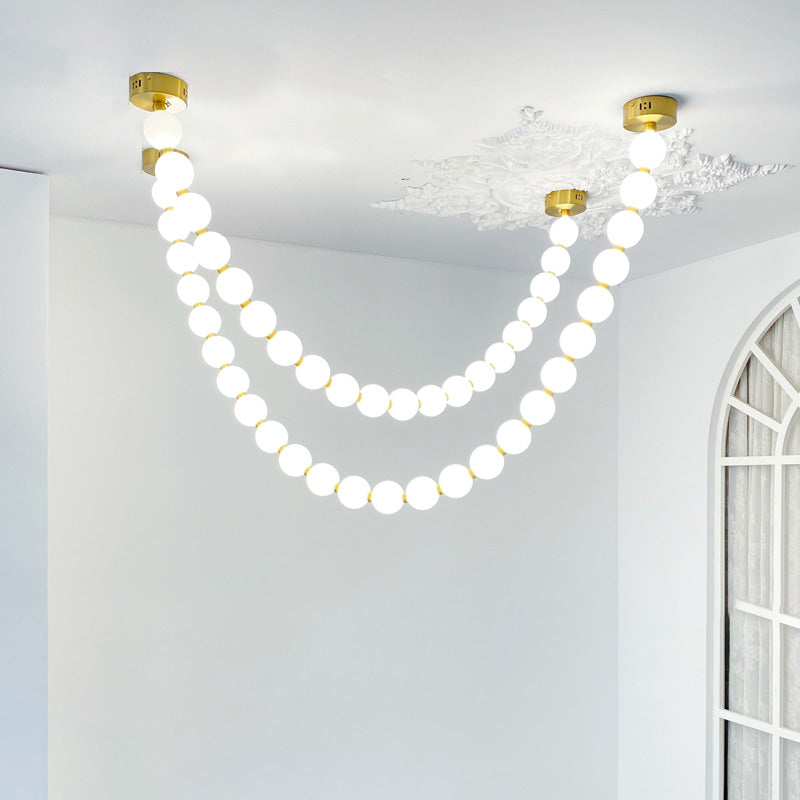 WOMO X-Pearl Halsketten-Kronleuchter-WM2799