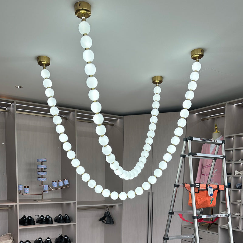 WOMO X-Pearl Halsketten-Kronleuchter-WM2799