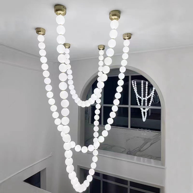 WOMO X-Pearl Halsketten-Kronleuchter-WM2799
