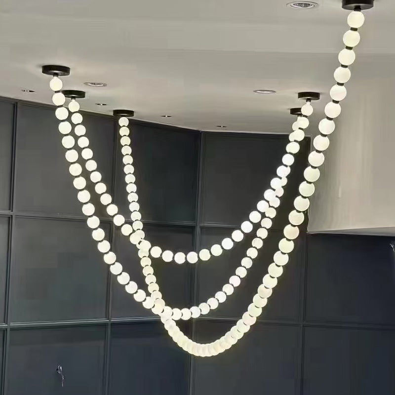 WOMO X-Pearl Halsketten-Kronleuchter-WM2799