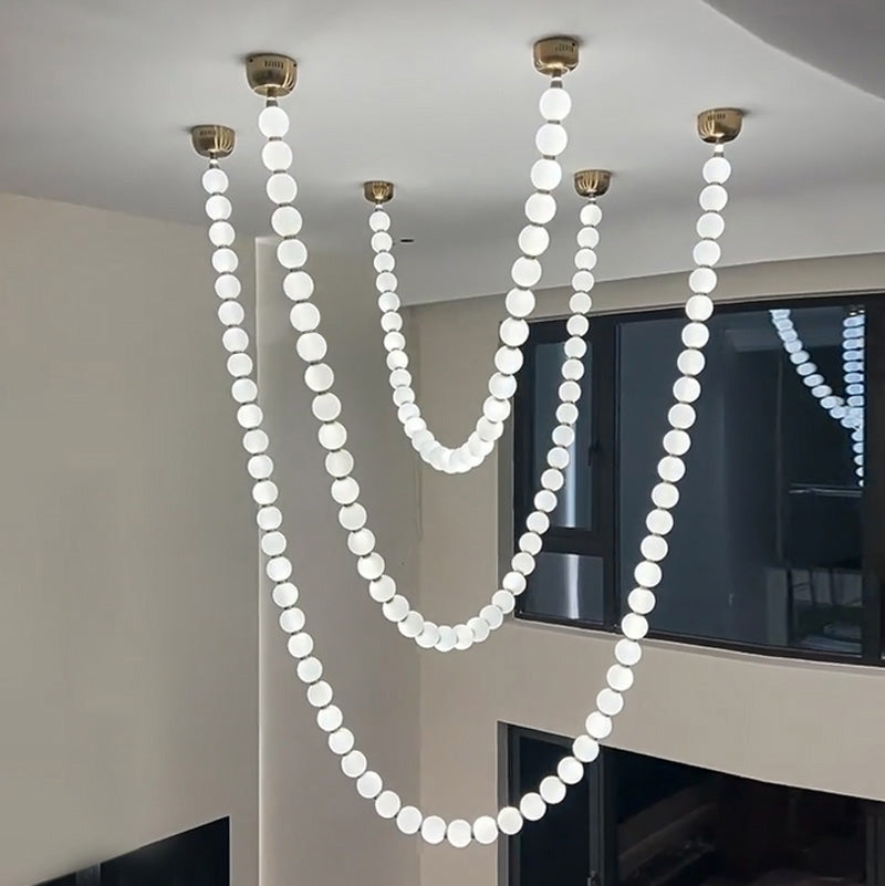 WOMO X-Pearl Halsketten-Kronleuchter-WM2799