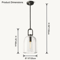 WOMO Modern Glass Pendant Light - WM2898