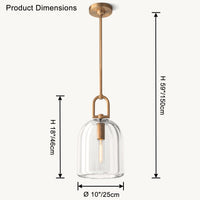 WOMO Modern Glass Pendant Light - WM2898