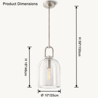 WOMO Modern Glass Pendant Light - WM2898