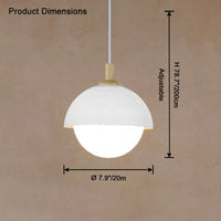 WOMO Kugelglas-Pendelleuchte – WM2831