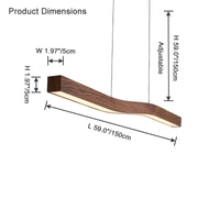 Suspension linéaire en bois WOMO – WM2443